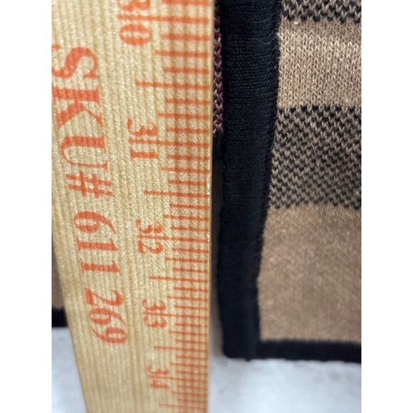 Anne Klein Womens Large Plaid Cardigan Coat - Picture 6 of 11